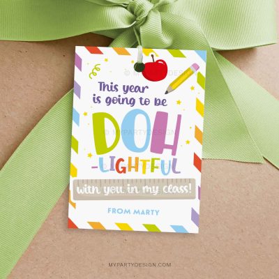 back to school doh-lightful gift tag for play dough gifts for students