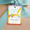 poppin with fun back to school tag for pop it fidget toy gifts for students