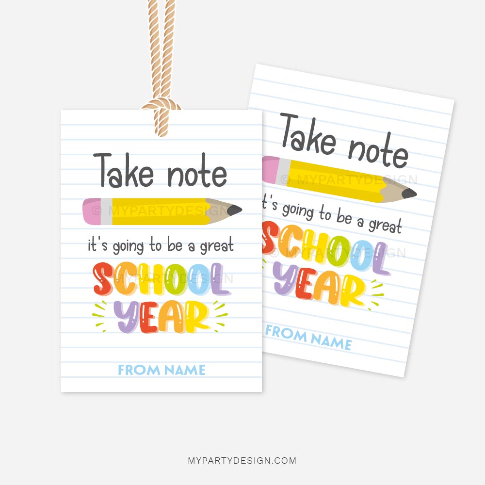 BACK-TO-SCHOOL-TAKE-NOTE-GIFT-TAGS-00B take note it's going to be a great school year tag
