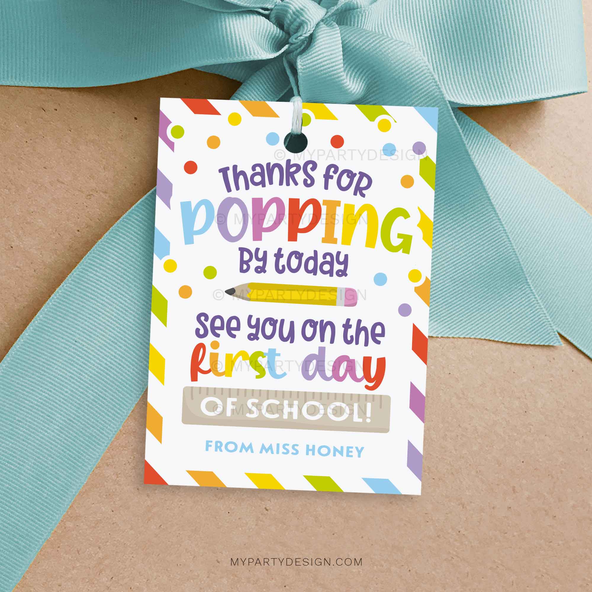 BACK-TO-SCHOOL-THANKS-FOR-POPPING-BY-TODAY-GIFT-TAGS-00A back to school meet the teacher gift tag for new students gifts