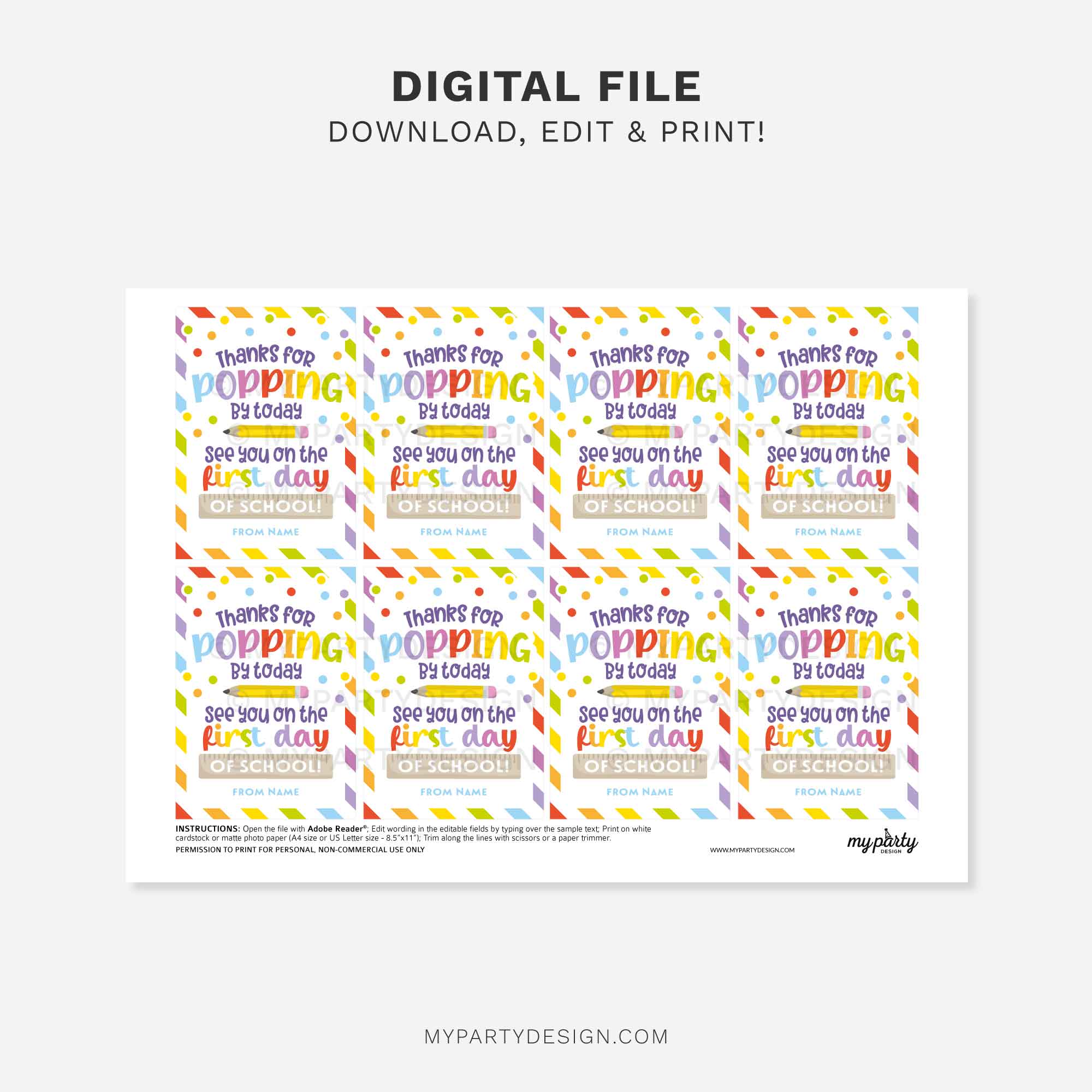 BACK-TO-SCHOOL-THANKS-FOR-POPPING-BY-TODAY-GIFT-TAGS-00C printable back to school meet the teacher gift tag for new students gifts