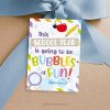 back to school bubbles of fun gift tag for first day of school class gifts