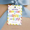 painted with fun Happy Birthday Gift Tag for student birthday gifts from teacher