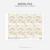 printable painted with fun Happy Birthday Gift Tag for student birthday gifts from teacher