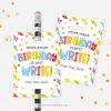 pencil happy birthday gift tag for student birthday gifts from teacher