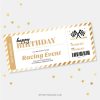 car racing gift voucher template