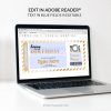editable dinner gift voucher template
