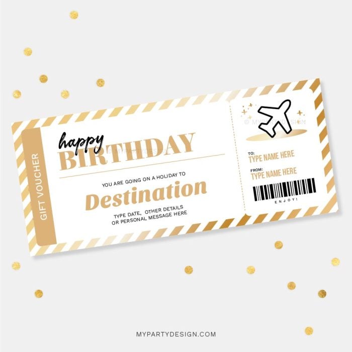 holiday gift voucher template