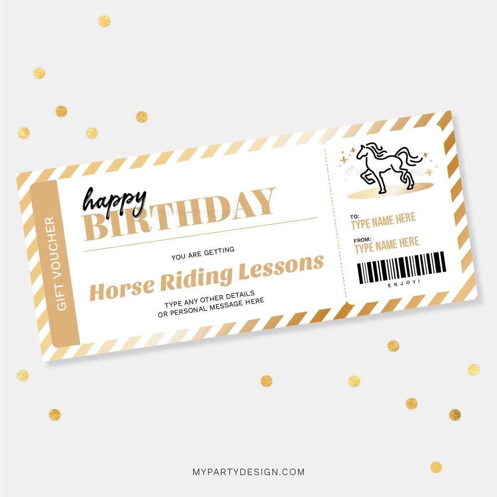BIRTHDAY-GIFT-VOUCHER-HORSE-RIDING-LESSONS-00A horse riding lessons gift voucher template
