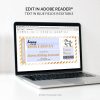 editable horse riding lessons gift voucher template