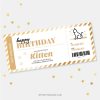 cat gift voucher template certificate