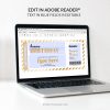 editable subscription gift voucher template