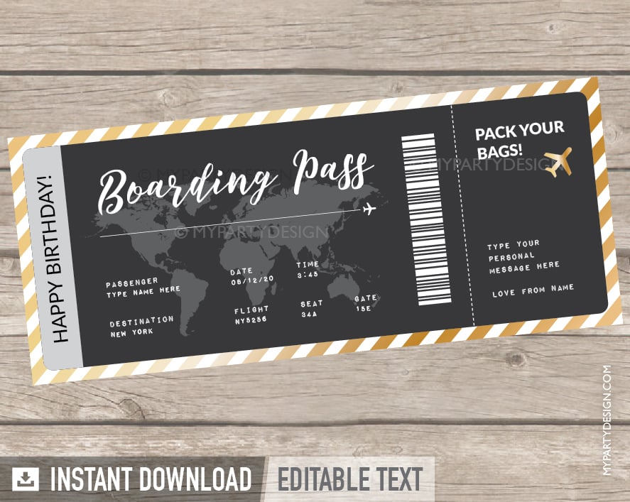 BOARDING_PASS_GIFT-16 fake plane ticket template for gift