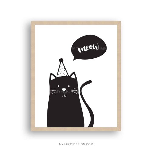 printable cat print