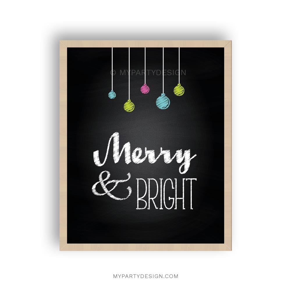 CHALKBOARD_PRINT_CHRISTMAS-MERRYBRIGHT-00A printable merry and bright christmas print