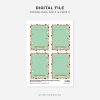 printable Christmas Candy Cane gift cards for class gifts