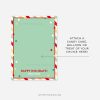 printable Christmas gift cards for candy cane, balloon or small chocolate gift