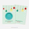Christmas Bauble Play Dough Gift Cards for class gifts