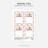printable WonDOHful Christmas play dough cards for class gifts