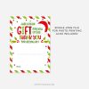 christmas gift card holder that reads "just a little gift for you to say thank you for all you do"