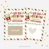 sip sip hooray Christmas coffee gift card holder that reads "sip sip hooray, have a happy holiday"