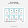 printable beary christmas tags for christmas gifts