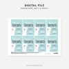 printable thank you beary much Christmas tags