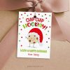 chip chip hooray cookie gift tag for christmas class gifts
