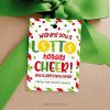 lotto holiday cheer gift tag for christmas gifts