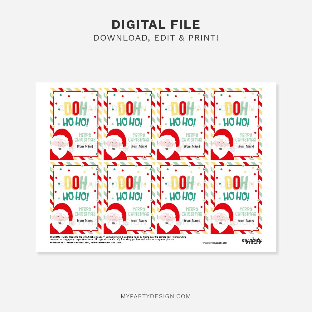 CHRISTMAS-GIFT-TAGS-PLAYDOUGH-DOHHOHO-00C printable Doh Ho Ho Christmas play dough tags
