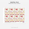 printable christmas popcorn gift tag for teacher or student gifts