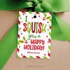 I squish you a happy holiday gift tag for christmas class gifts