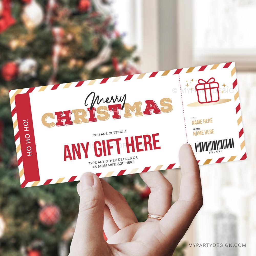 CHRISTMAS-GIFT-VOUCHER-ANY-GIFT-GOLD-RED-00A generic Christmas gift voucher for any gift or delayed Christmas gift notice