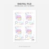 printable easter bubbles with fun card for student or class gifts