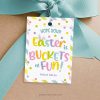 buckets of fun easter gift tag for Easter Basket or easter class gifts