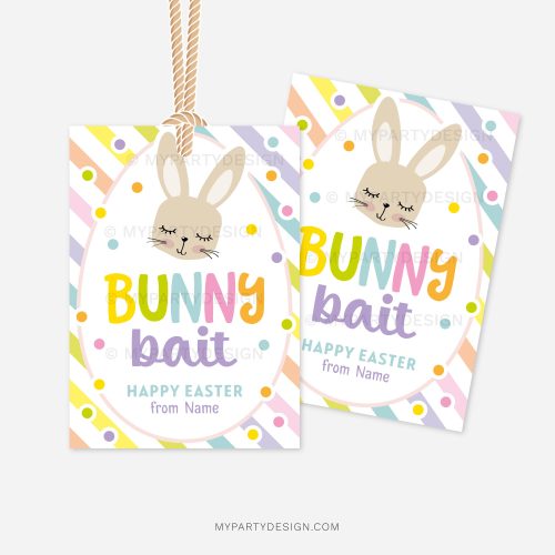 bunny bait easter gift tag for easter class gifts