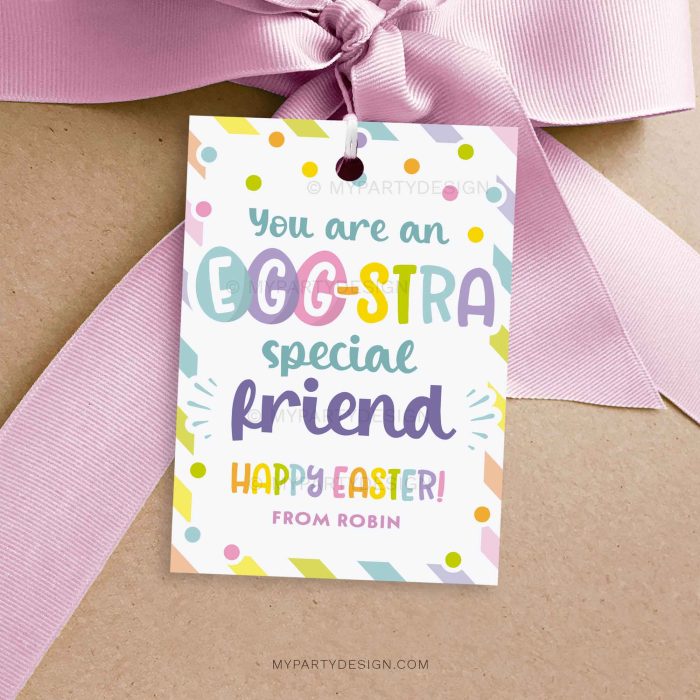 egg-stra special friend gift tag for easter class gifts