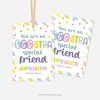 easter class gift tags that read "you are an egg-stra special friend. happy easter"