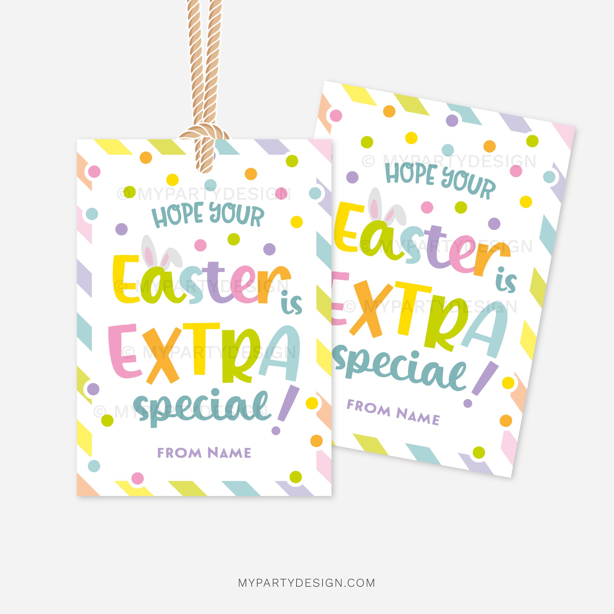 EASTER-GIFT-TAGS-EXTRA-SPECIAL-00B easter gift tags for class gifts that read "hope your easter is extra special"