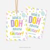 easter gift tags for class gifts that read "have a DOH-lightful easter"