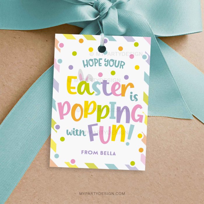 popping with fun easter gift tag for pop it toy or popcorn easter class gifts