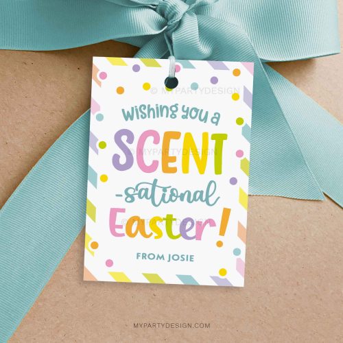 scent-sational easter gift tag for staff or teacher appreciation gifts