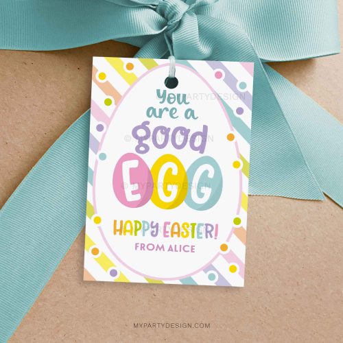 You're a Good Egg Easter Gift Tag for easter class gifts