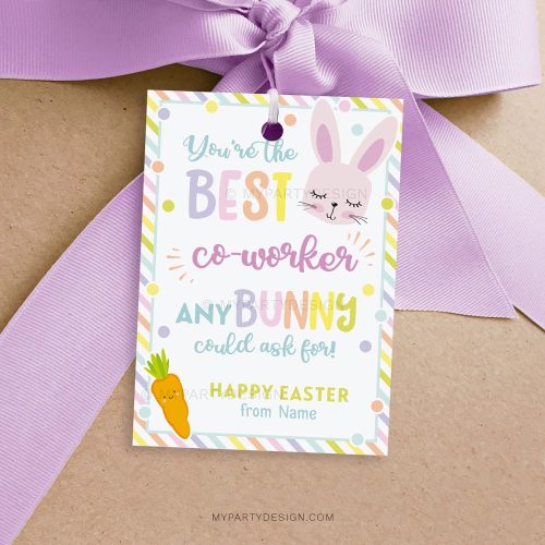 Coworker Appreciation Easter Tags Printable