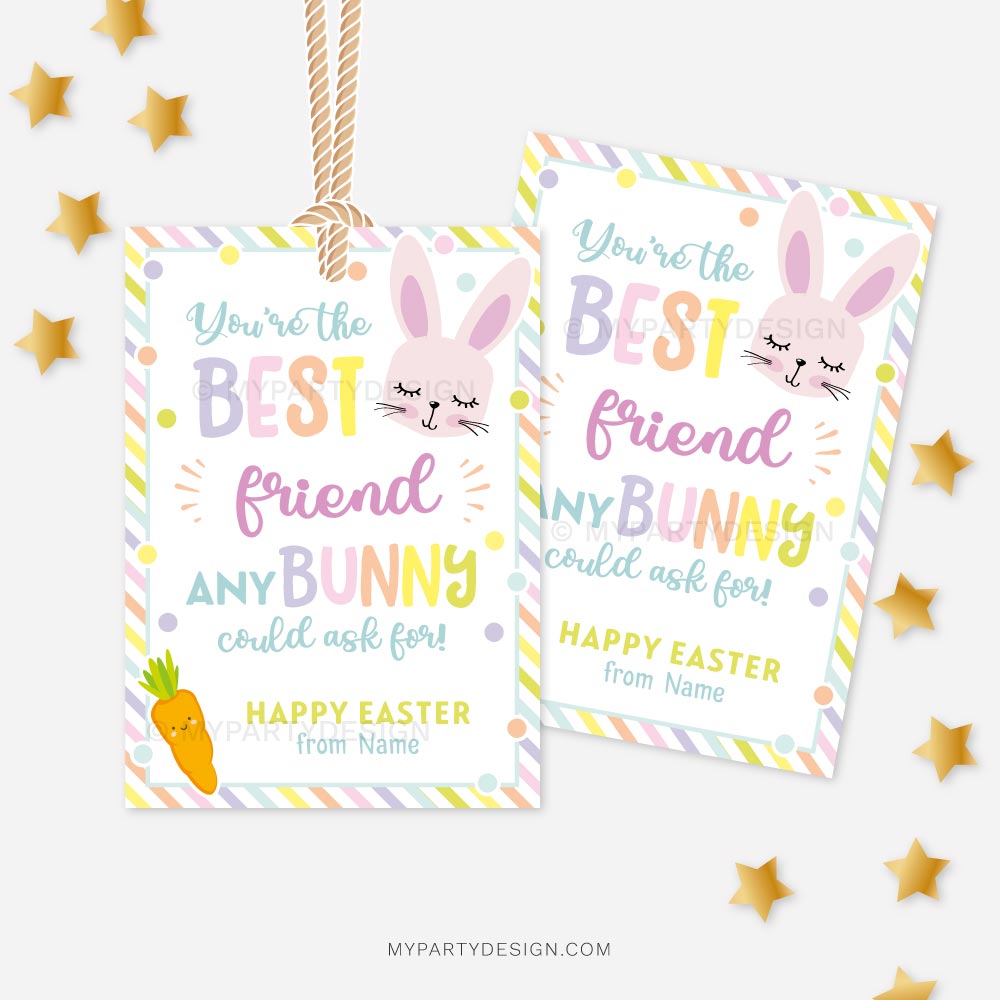 EASTER-TAGS-BEST-FRIEND-00A best friend any bunny could ask for, friend appreciation Easter tags