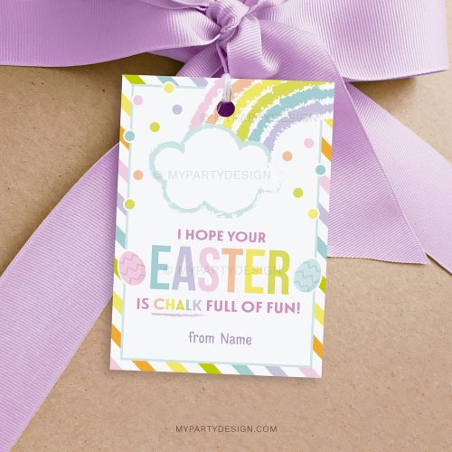 hope your Easter is chalk full of fun tags for Easter gifts
