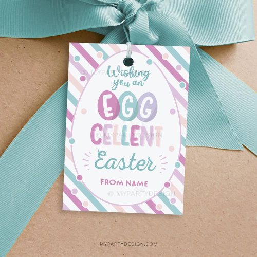 eggcellent easter gift tag for easter class gifts