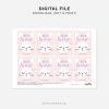 EASTER-TAGS-HOPPY-EASTER-00B printable Hoppy Easter Bunny Tags