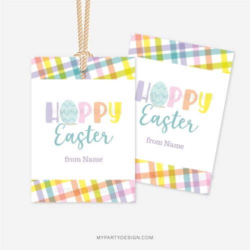 Hoppy Easter Tags for Easter gifts