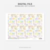 printable hoppy you're in my class easter tags for students or classmates